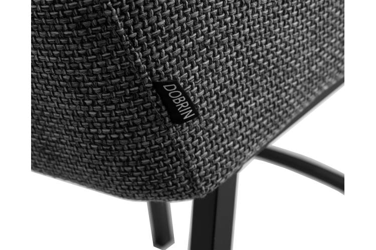 Набор 2 шт Стул барный DOBRIN LUCAS COUNTER, серая ткань (F-22)-8