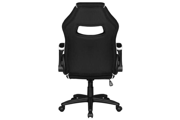 Кресло игровое DOBRIN RICK, черно-белая ткань-4