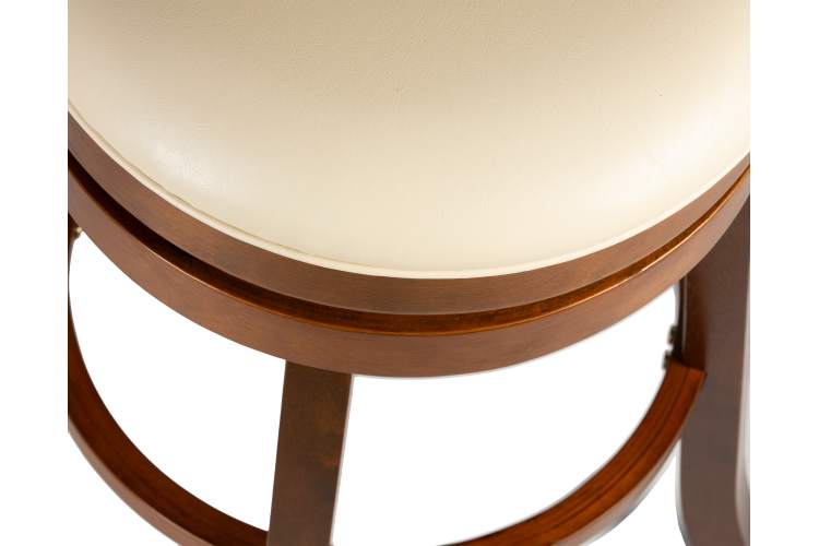 Набор 2 шт Вращающийся полубарный стул DOBRIN WILLIAM COUNTER, шоколад, кремовый-8