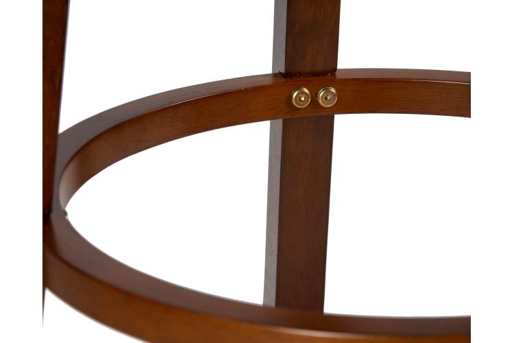 Набор 2 шт Вращающийся полубарный стул DOBRIN WILLIAM COUNTER, шоколад, кремовый-9