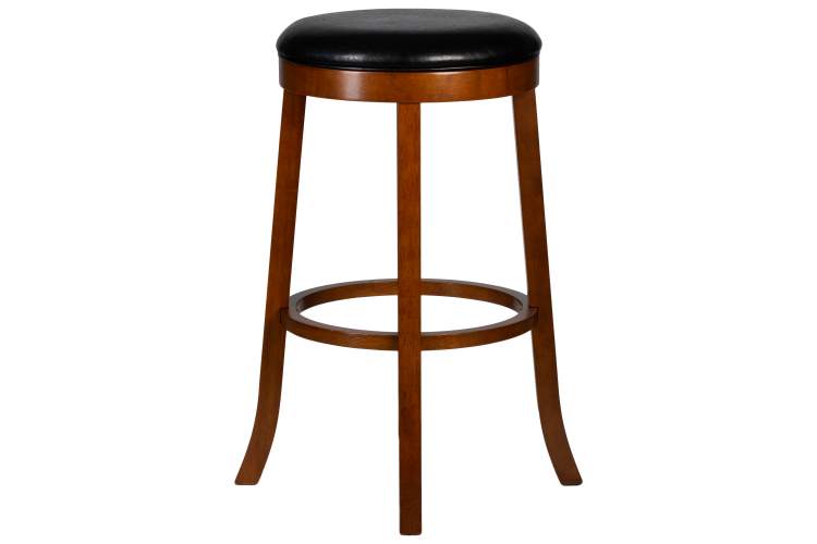 Набор 2 шт Круглый барный табурет DOBRIN BOB BAR, шоколад, черный-2