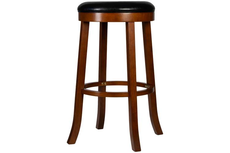 Набор 2 шт Круглый барный табурет DOBRIN BOB BAR, шоколад, черный-4