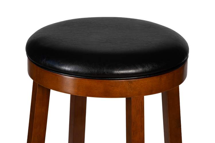 Набор 2 шт Круглый барный табурет DOBRIN BOB BAR, шоколад, черный-5