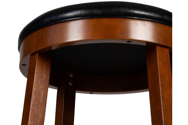 Набор 2 шт Круглый барный табурет DOBRIN BOB BAR, шоколад, черный-7