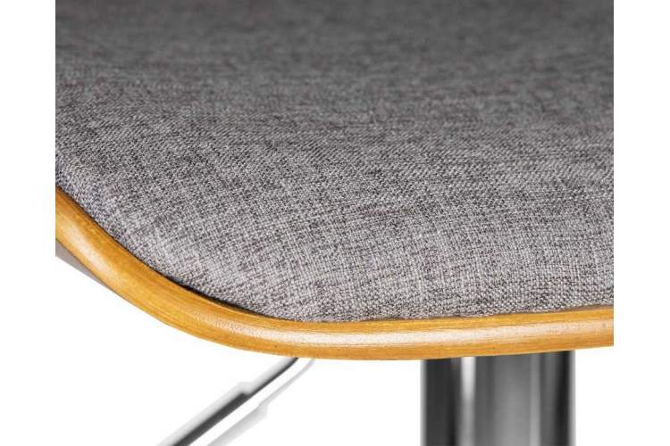 Стул барный DOBRIN PETER, серая ткань AAA 001-6