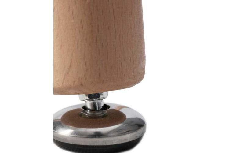 Стол обеденный DOBRIN SERRA WIDE, ножки светлый бук, столешница светло-серая-5