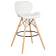 Набор 2 шт Стул барный DOBRIN BUTTERFLY BAR, ножки светлый бук, цвет белый