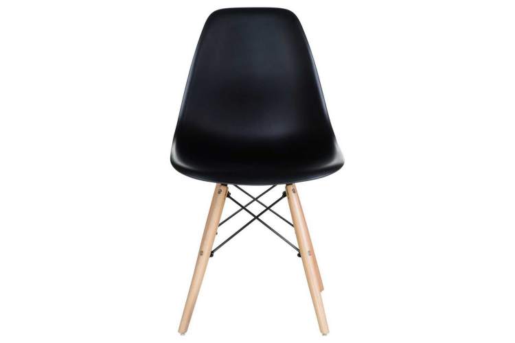 Стул обеденный LMZL-PP623, ножки светлый бук, цвет сиденья чёрный-5