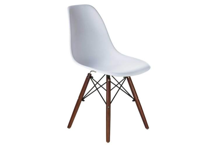 Стул обеденный LMZL-PP623, ножки тёмный бук, цвет сиденья белый-1