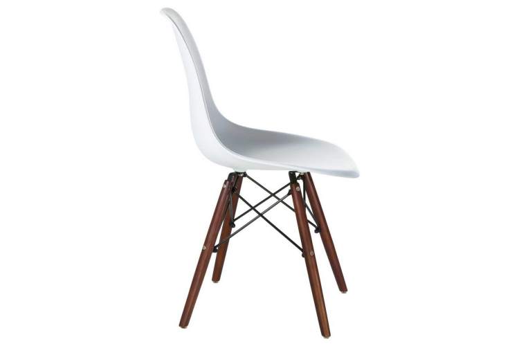 Стул обеденный LMZL-PP623, ножки тёмный бук, цвет сиденья белый-2