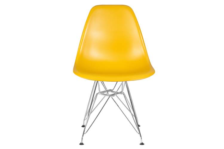 Набор 4 шт Стул обеденный DOBRIN DSR, ножки хром, цвет горчичный (Y-03)-6