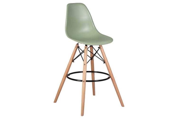 Стул барный DOBRIN DSW BAR, ножки светлый бук, цвет мятный (NX-G-09)