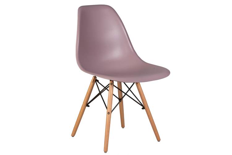 Набор 4 шт Стул обеденный DOBRIN DSW, ножки светлый бук, цвет сиреневый (P-04)-1