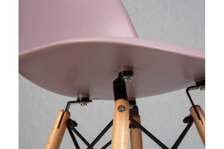 Набор 4 шт Стул обеденный DOBRIN DSW, ножки светлый бук, цвет сиреневый (P-04)-7