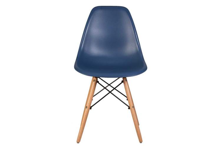 Стул обеденный DOBRIN DSW, ножки светлый бук, цвет тёмно-синий (BE-12)-5