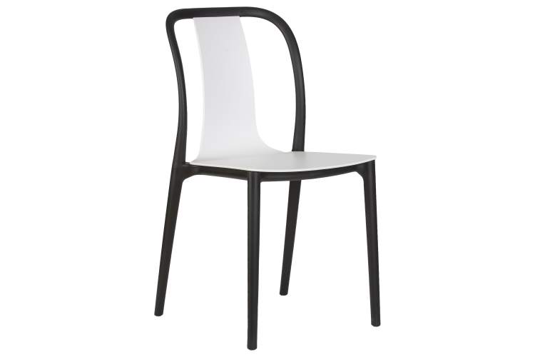 Набор 4 шт Стул обеденный DOBRIN ADAM, черный/белый-1