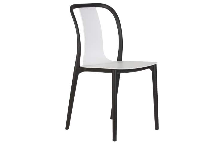 Набор 4 шт Стул обеденный DOBRIN ADAM, черный/белый-2