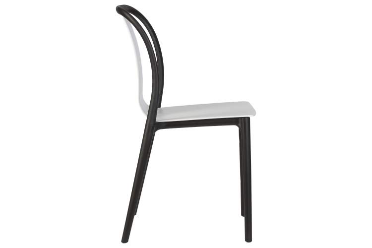 Набор 4 шт Стул обеденный DOBRIN ADAM, черный/белый-3