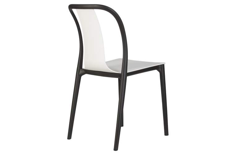 Набор 4 шт Стул обеденный DOBRIN ADAM, черный/белый-4