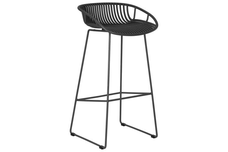 Набор 4 шт Стул барный DOBRIN FRANK, темно-серый-1