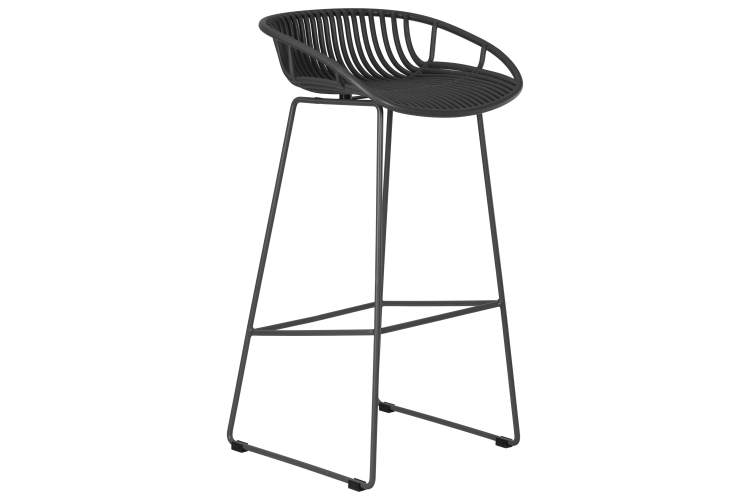 Набор 4 шт Стул барный DOBRIN FRANK, темно-серый-2