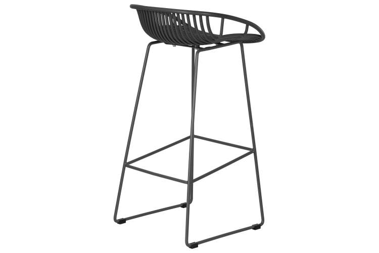 Набор 4 шт Стул барный DOBRIN FRANK, темно-серый-4