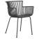 Набор 4 шт Стул обеденный DOBRIN ROSS, темно-серый (GR-04) без подушки