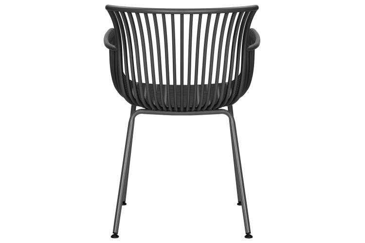 Набор 4 шт Стул обеденный DOBRIN ROSS, темно-серый (GR-04) без подушки-5