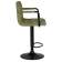 Набор 2 шт Стул барный DOBRIN KRUGER ARM BLACK, зеленый вельвет (LAR-E2041-7)