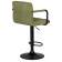 Набор 2 шт Стул барный DOBRIN KRUGER ARM BLACK, зеленый вельвет (LAR-E2041-7)