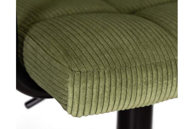 Набор 2 шт Стул барный DOBRIN KRUGER ARM BLACK, зеленый вельвет (LAR-E2041-7)-8