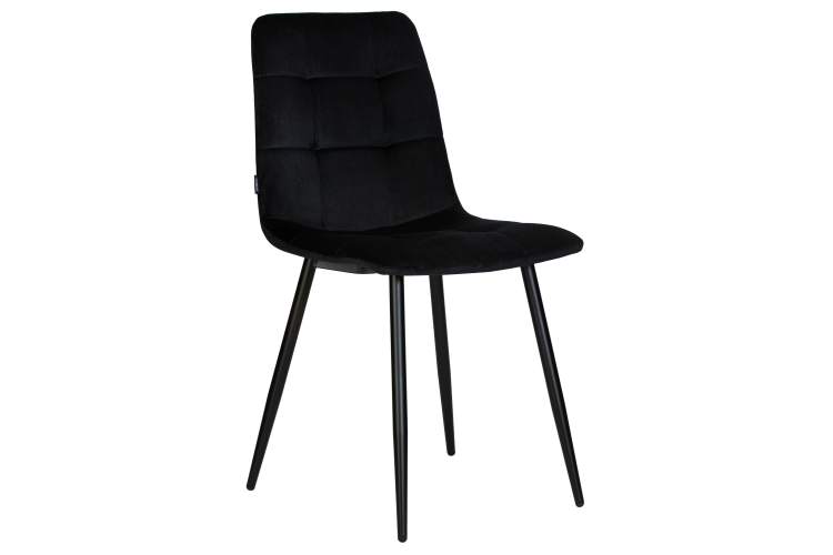 Набор 4 шт Стул обеденный DOBRIN CHILLY, Черный Holland 75, основание черное-1