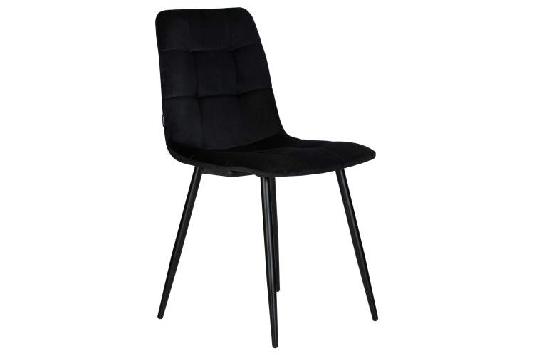 Набор 4 шт Стул обеденный DOBRIN CHILLY, Черный Holland 75, основание черное-3