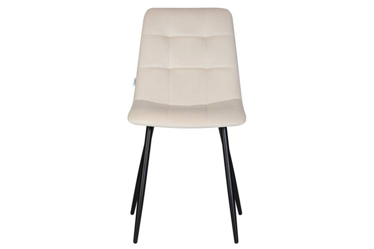 Набор 4 шт Стул обеденный DOBRIN CHILLY, Кремовый Holland 05, основание черное-7