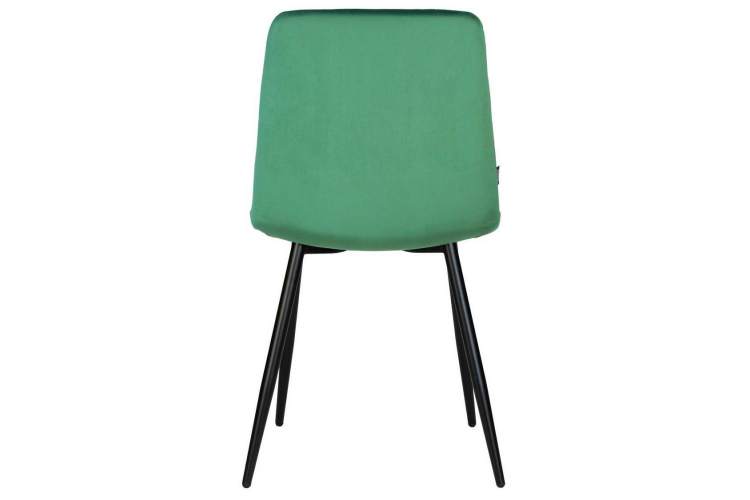 Стул обеденный DOBRIN CHILLY, Темно-зеленый Holland 30, основание черное-4