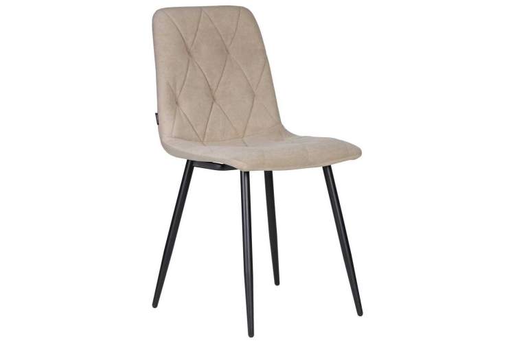 Стул обеденный DOBRIN CHILLY ROMBO, Капучино Simple 05, основание черное