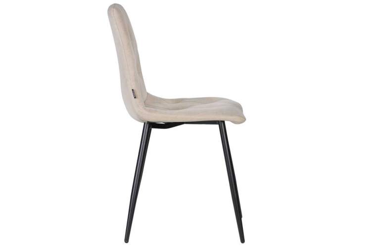 Стул обеденный DOBRIN CHILLY ROMBO, Капучино Simple 05, основание черное-2