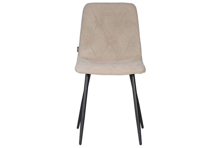 Стул обеденный DOBRIN CHILLY ROMBO, Капучино Simple 05, основание черное-5