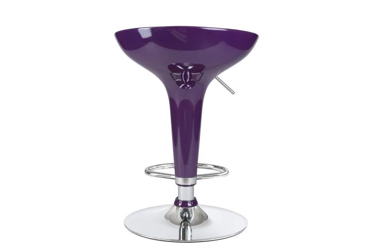 Набор 2 шт Стул барный DOBRIN BOMBA, фиолетовый металлик-5