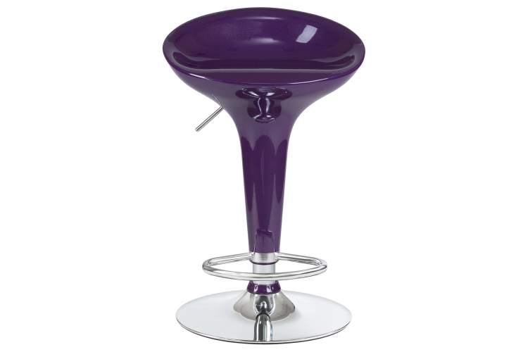 Набор 2 шт Стул барный DOBRIN BOMBA, фиолетовый металлик-6