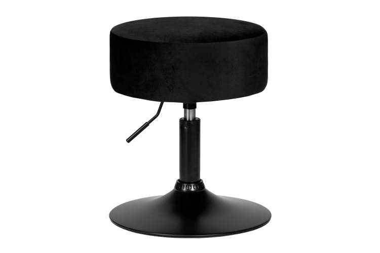 Пуф DOBRIN DANNY BLACK, черный велюр (MJ9-101)