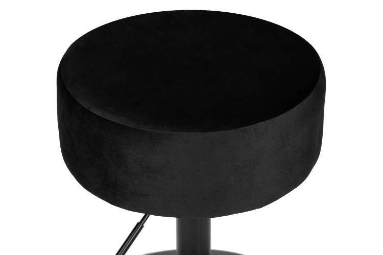 Пуф DOBRIN DANNY BLACK, черный велюр (MJ9-101)-1