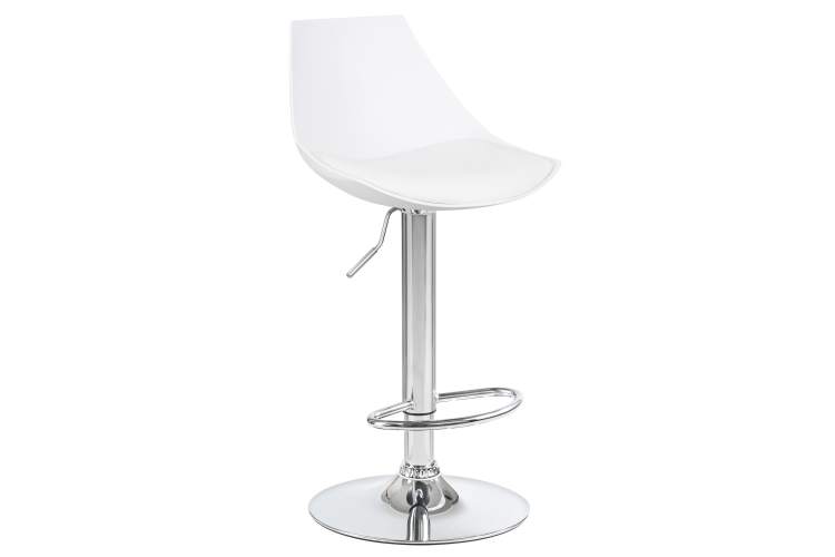 Набор 2 шт Стул барный DOBRIN ROCKY, белый-1