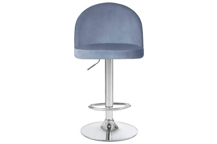 Стул барный DOBRIN MILANA, пудрово-голубой велюр (MJ9-74)-5