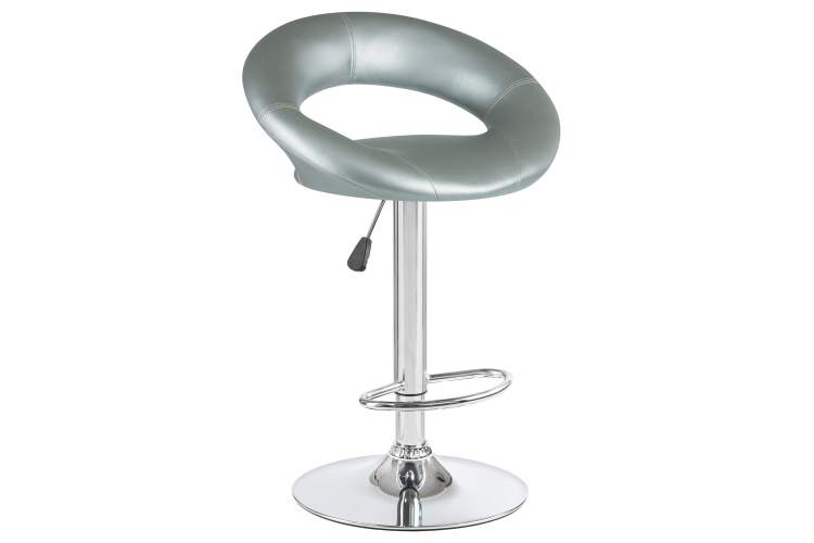 Набор 2 шт Стул барный DOBRIN MIRA, серебряный-1