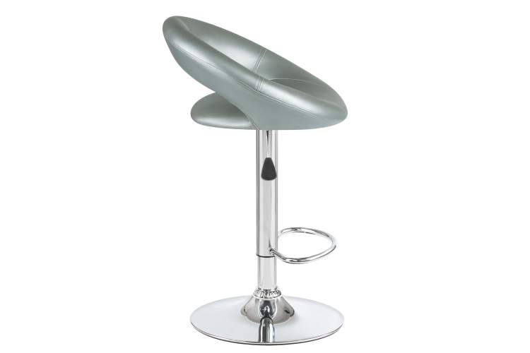 Набор 2 шт Стул барный DOBRIN MIRA, серебряный-3