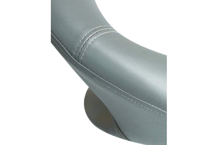 Набор 2 шт Стул барный DOBRIN MIRA, серебряный-7