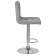 Набор 2 шт Стул барный DOBRIN CANDY, серый велюр (MJ9-75)