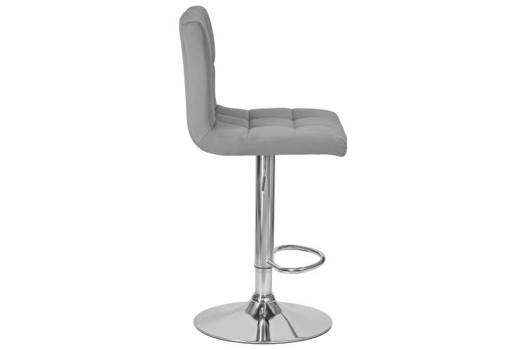 Набор 2 шт Стул барный DOBRIN CANDY, серый велюр (MJ9-75)-3