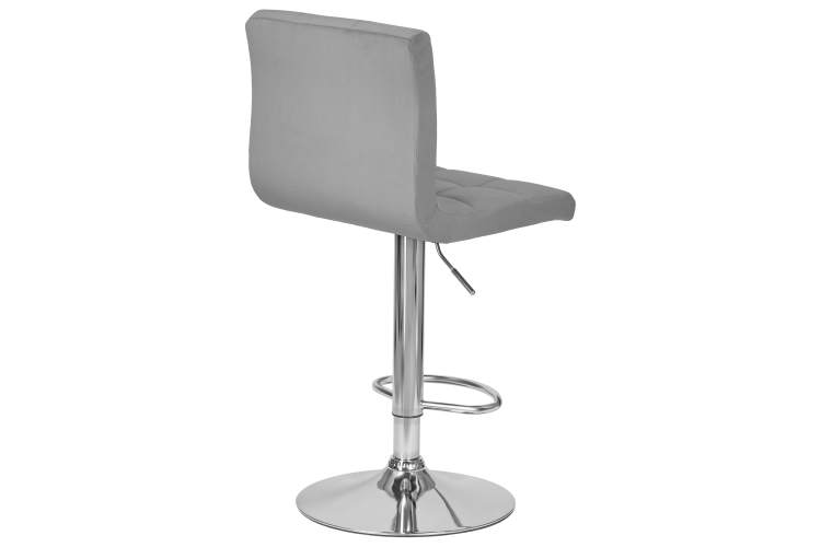 Набор 2 шт Стул барный DOBRIN CANDY, серый велюр (MJ9-75)-4